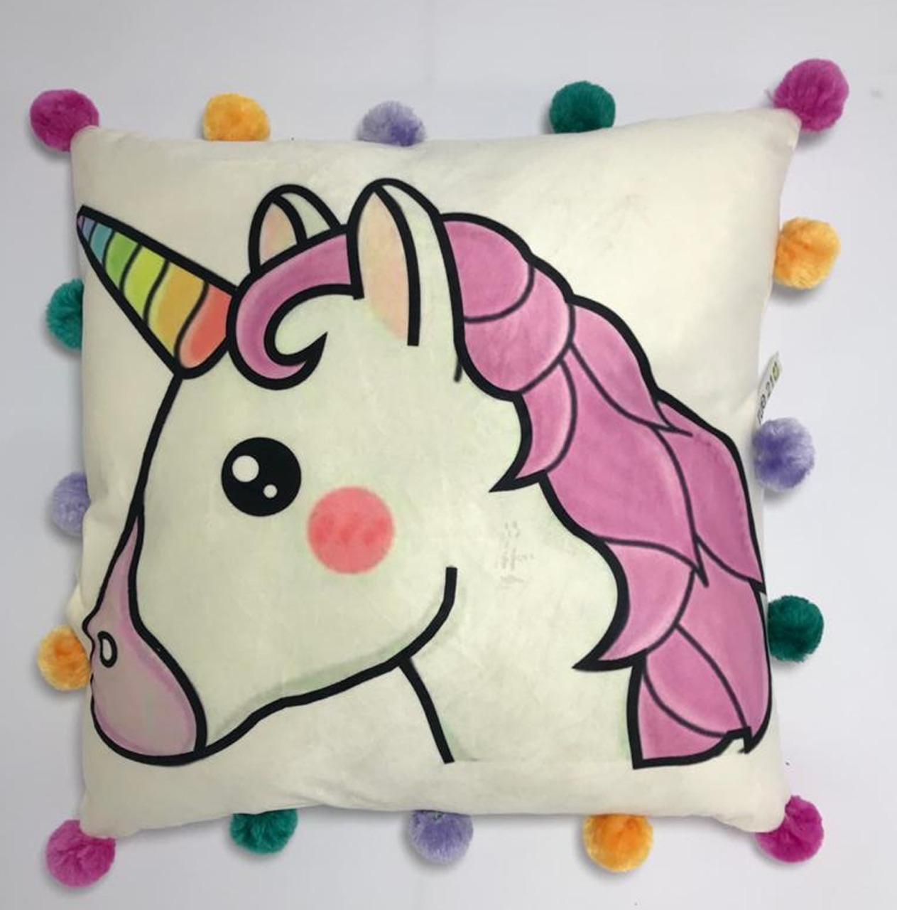 Cojin Peluche Unicornio Perfil