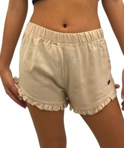 Short Con Bobito Beige