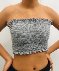 Top Melange Elasticado Bandeau