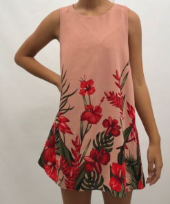 Vestido Melón Recogido Arriba