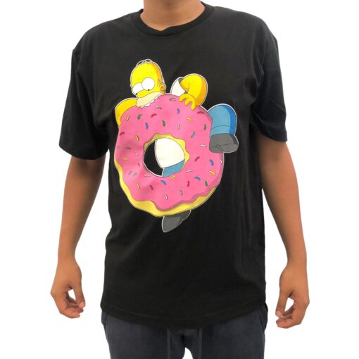 Polo Comics Negro Simpson