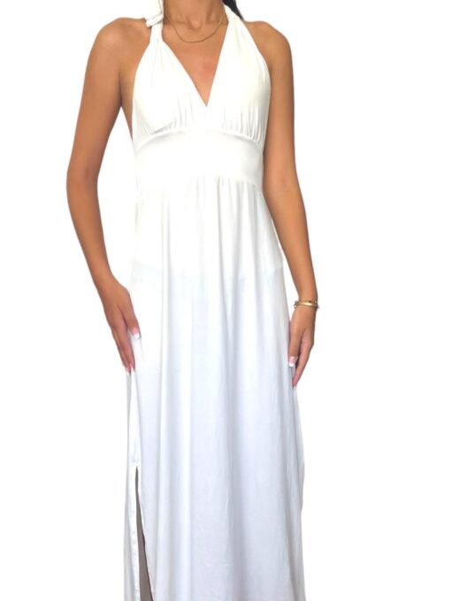 Vestido Largo Crema - Imagen 3