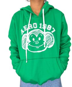 Alternative view of Polera Verde Monkey Face