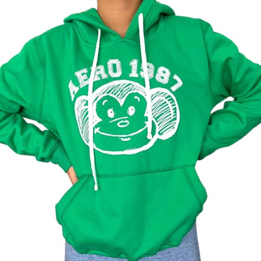 Polera Verde Monkey Face