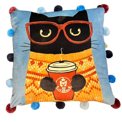 Cojin Gato con Lentes