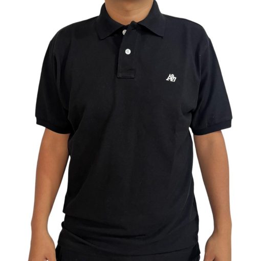 Polo Pique Negro Aero