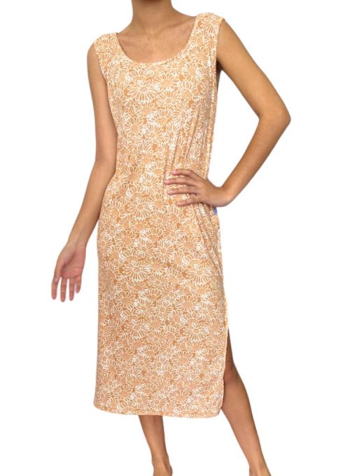 Vestido Beige Acanalado - Imagen 3