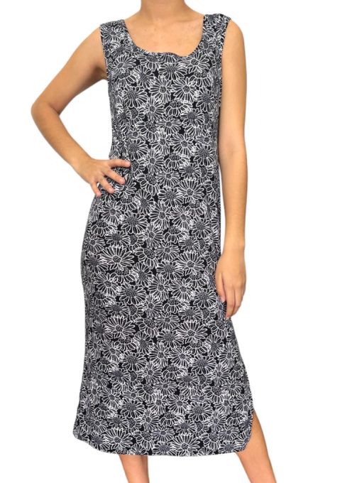 Vestido Negro Acanalado - Imagen 2