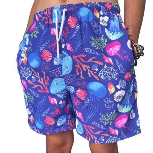 Ropa de Baño Violeta Con Medusas - Imagen 2