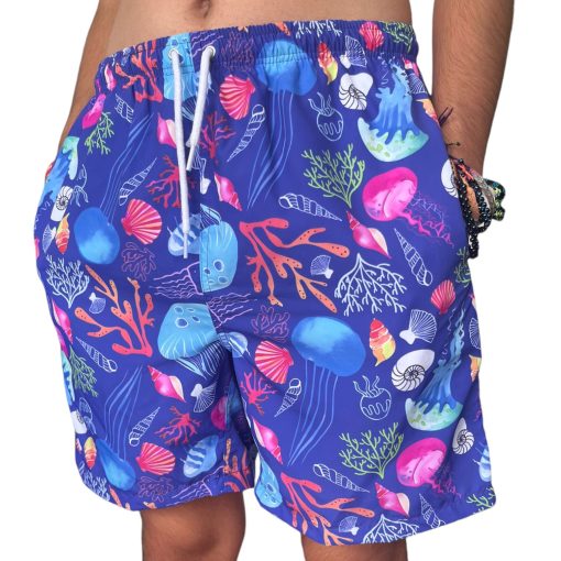 Ropa de Baño Violeta Con Medusas - Imagen 3