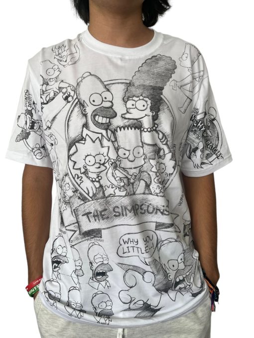 Polo Blanco Simpsons