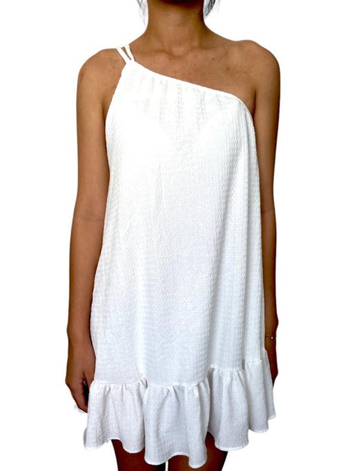 Vestido Corto Color Blanco - Imagen 2