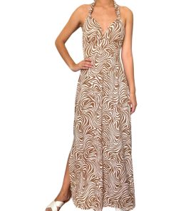 Vestido Largo Beige
