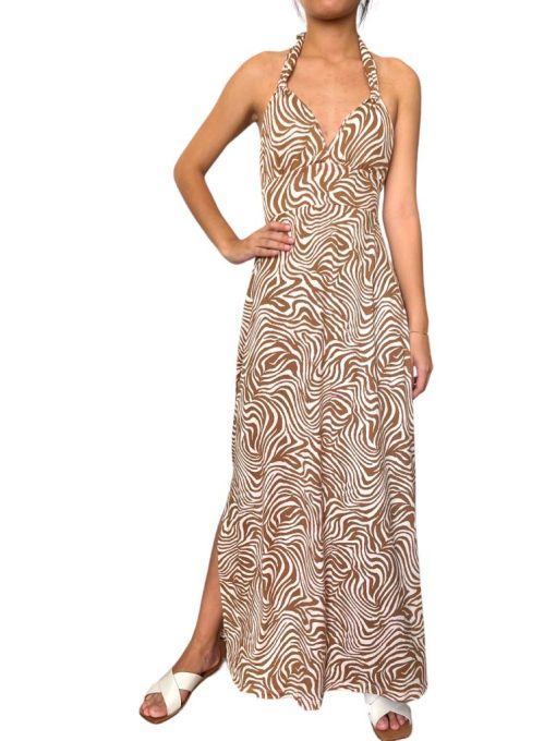 Vestido Largo Beige