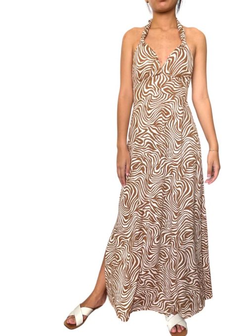 Vestido Largo Beige - Imagen 2