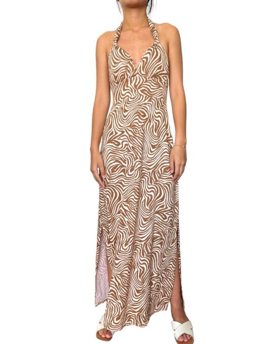 Vestido Largo Beige - Imagen 3