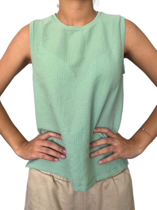 Blusa Corrugada Color Verde - Imagen 2