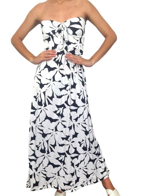 Vestido Largo Color Negro Strapless