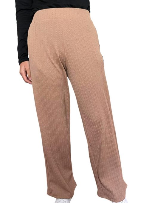 Palazo Beige Tejido - Imagen 2
