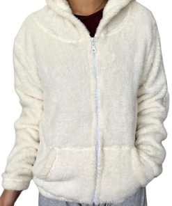 Polera Crema de Peluche
