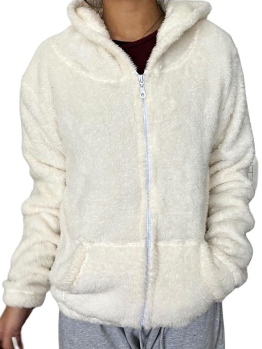Polera Crema de Peluche
