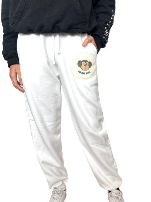 Jogger Crema Parche Mono - Imagen 2