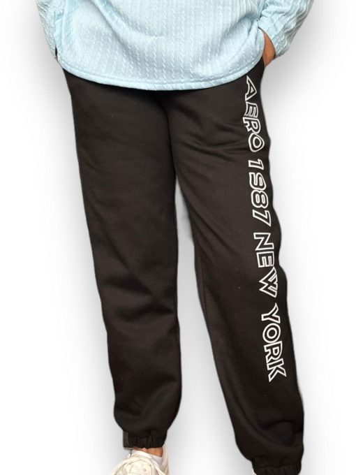 Jogger Negro AERO 1987 NEW YORK - Imagen 3