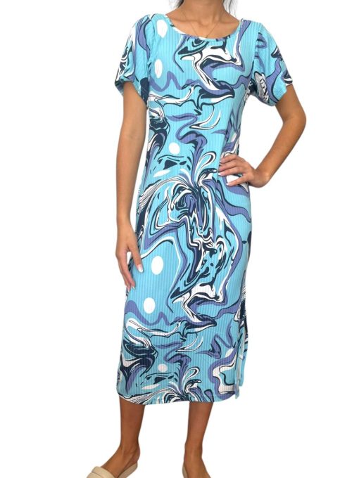 Vestido Largo Celeste - Imagen 3
