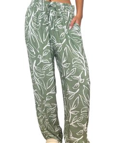 Palazo Verde con Hojas