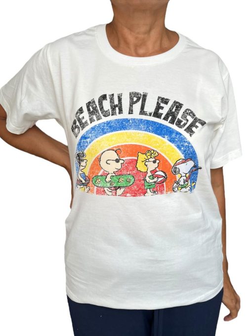 Polo Crema Snoopy