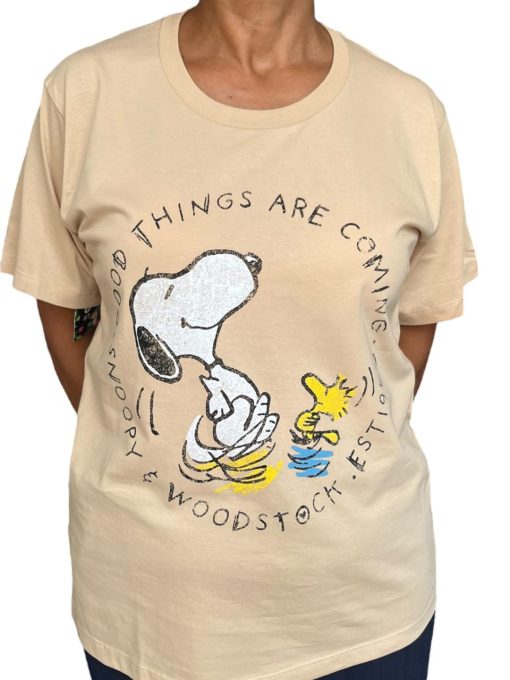 Polo Beige Snoopy - Imagen 2