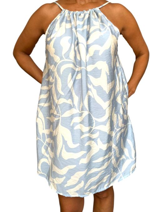 Vestido con Hojas Cremas - Imagen 2
