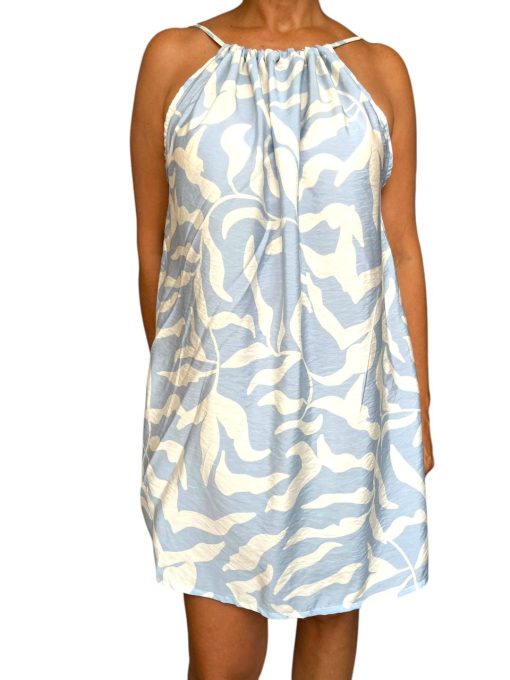Vestido con Hojas Cremas - Imagen 3