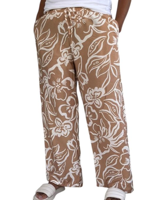Palazo Beige con Flores