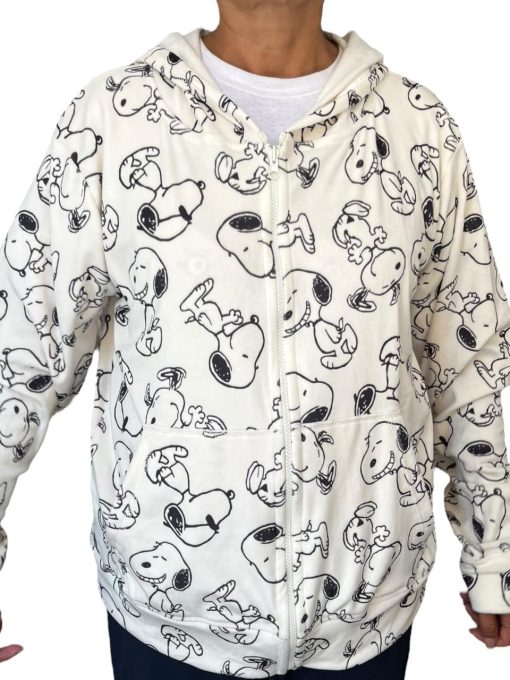 Polera Crema  con Cierre Snoopy - Imagen 2