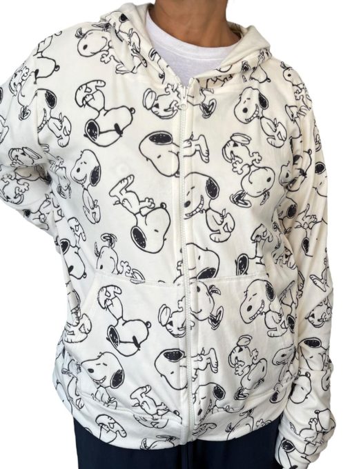 Polera Crema  con Cierre Snoopy - Imagen 3