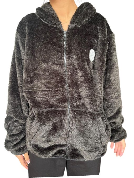 Polera Negra de Peluche - Imagen 2