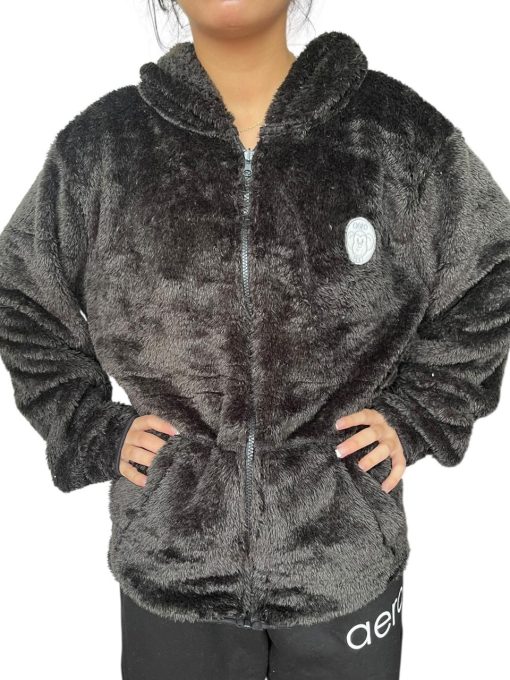 Polera Negra de Peluche - Imagen 3