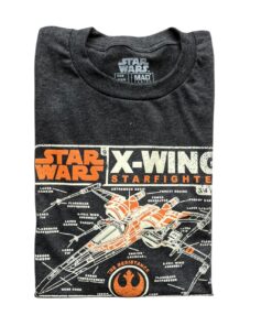 Alternative view of Polo Grafito Star Wars