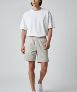 Short Drill Beige