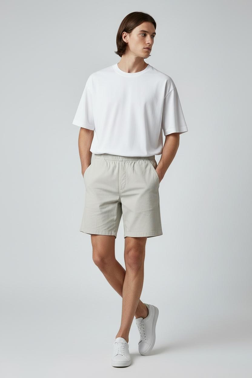Short Drill Beige - Imagen 2