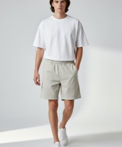 Short Drill Beige - Imagen 3