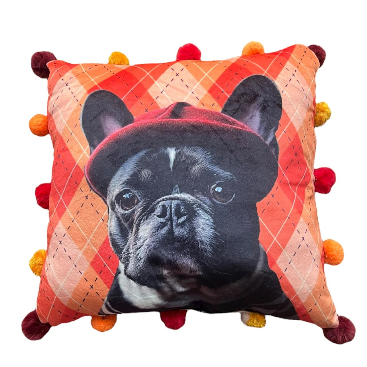 Cojin Perro con Gorro