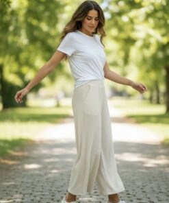 Alternative view of Palazo Wafler Beige