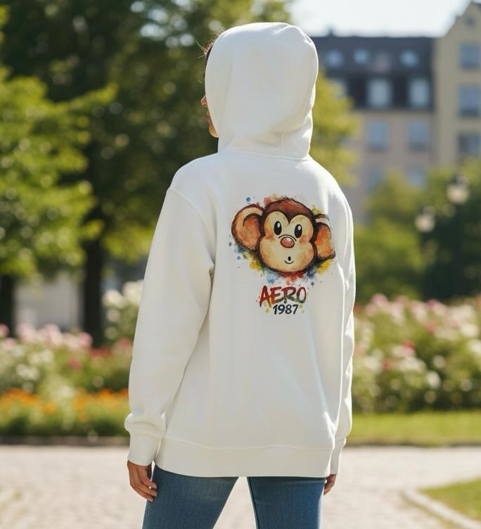 Polera Crema Mono - Imagen 3