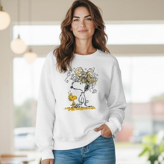 Polera Blanca Snoopy
