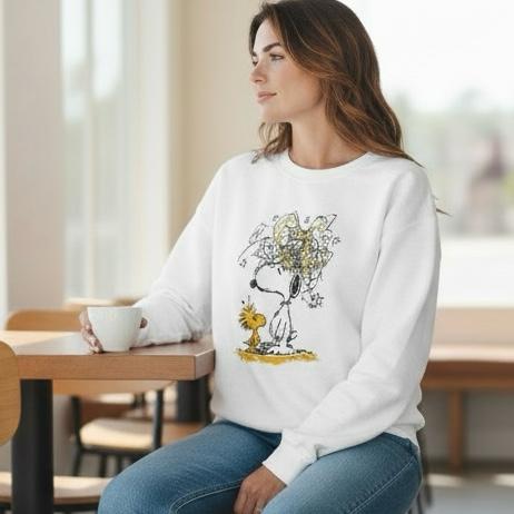 Polera Blanca Snoopy - Imagen 2