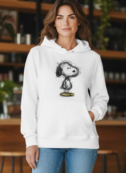 Polera Melange Snoopy