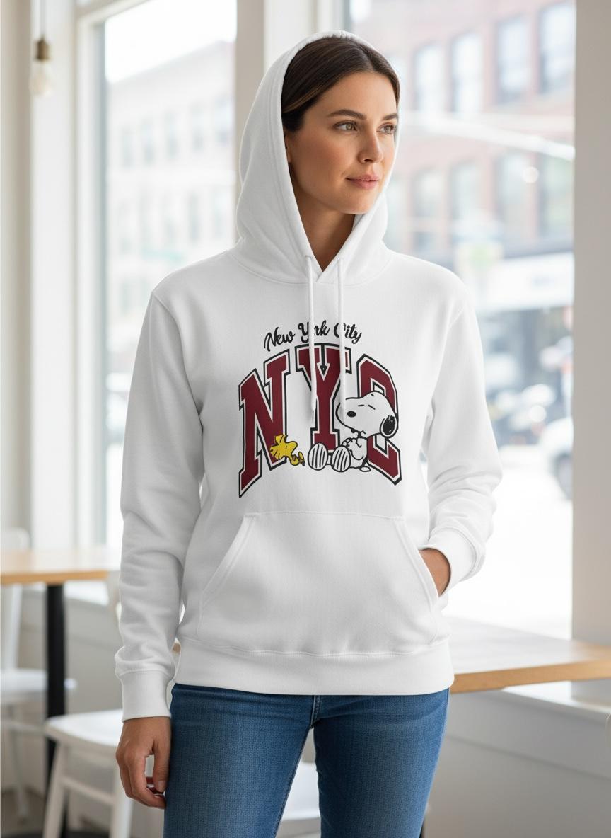 Polera Blanca Snoopy