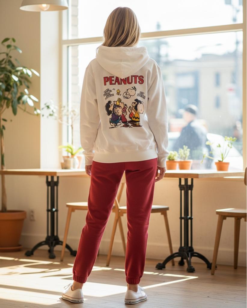 Polera Blanca Snoopy - Imagen 2